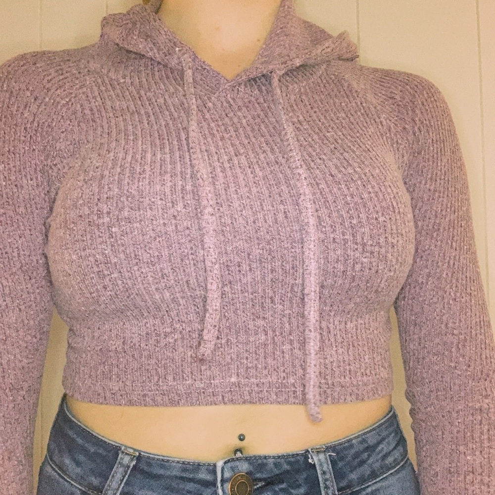 GYMSHARK crop top hoodie